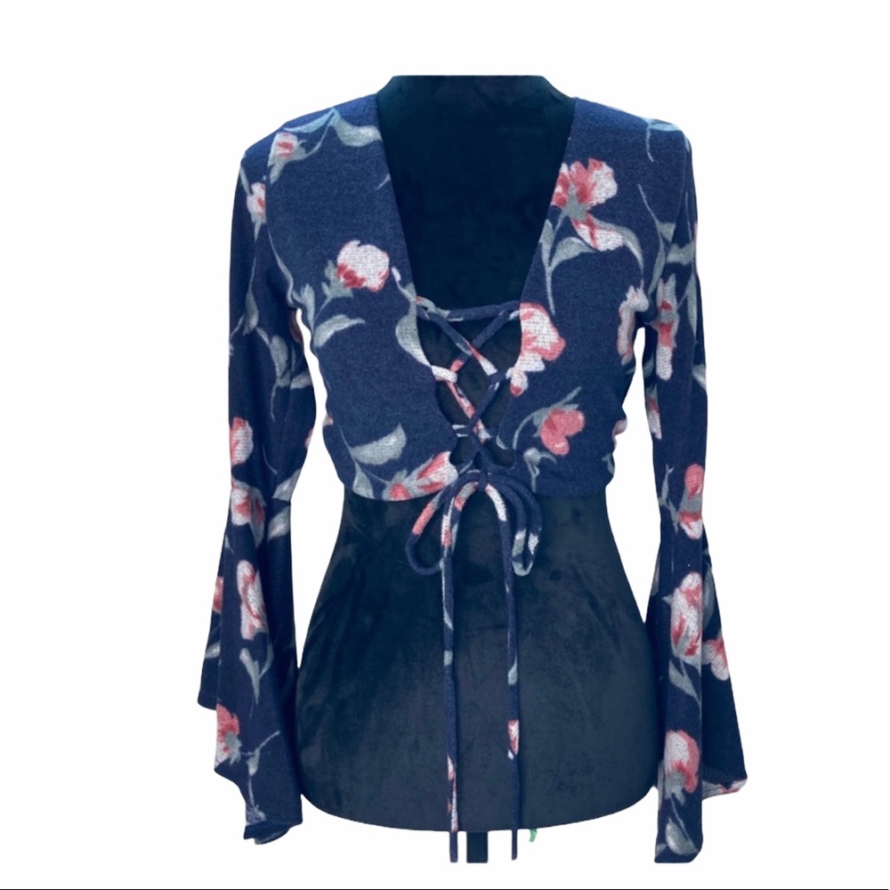 Cropped Flower Top